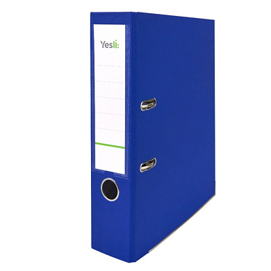 Папка-регистратор "Yesli:", А4, 75 мм, ПВХ Эко, синий