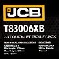 Домкрат подкатной гидравлический 2.5 т 150-530 мм JCB JCB-T83006B(XB)