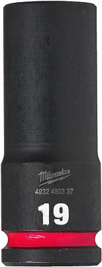 Ударная головка 19 мм 1/2" Shockwave Milwaukee 4932480337