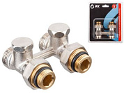 Клапан прямой вентильный 3/4" нар. для радиатора, мультифлекс, инд. упак. AV Engineering AVE289004