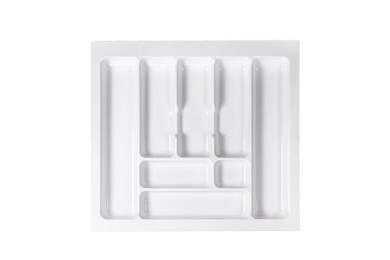 Вкладыш 60/490 шуфлядный пластиковый COMFORT белый (535*490) AKS 20080