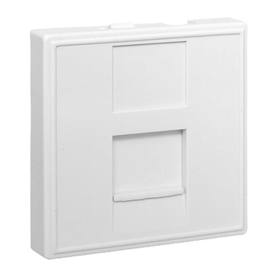 Розетка RJ45 кат, 6, 2 модуля EKF E2MK016-135-10