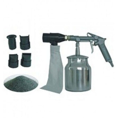 Пескоструйный пистолет с пылесборником + насадки H-D HD-1052