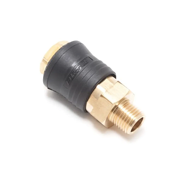 Быстроразъем пневматический с клапаном, "мама"-наруж. резьба 1/2", ONE TOUCH Forsage F-SE6-4SM