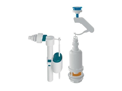 Арматура для смывного бачка с клапаном боковой подачи, AV Engineering AVE129697