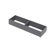 Разделитель L350 универсальный металлический Evolution, L326*W100*H50, графит SLIMBOX EVOLUTION 112469