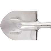 Лопата штыковая, нержавеющая сталь, 200 х 265 мм, ребра жесткости, без черенка, Россия Сибртех 614375