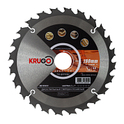 Диск пильный 190x30 мм, 24Т Krugo WA190024