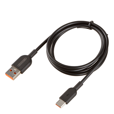 Кабель USB - Type-C 15W 3A черный в пакете 1м SKYWAY S09603007