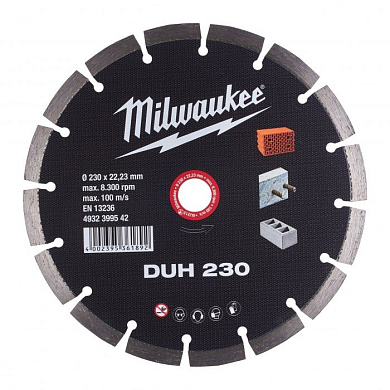 Алмазный диск DUH 230 мм Milwaukee 4932399542