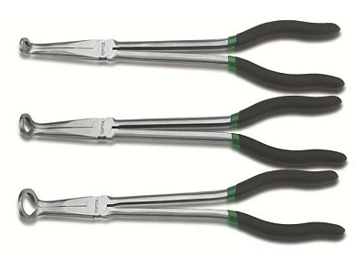 Длинногубцы 280мм с круглым захватом d13мм Toptul DFAE1211