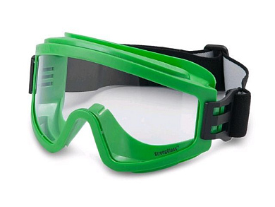 Очки закрытые панорамные ЗНГ1 PANORAMA прозрачные PC StrongGlass СОМЗ 22137