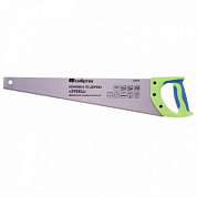 Ножовка по дереву Зубец, каленый зуб 3D, двухкомпонентная рукоятка Сибртех