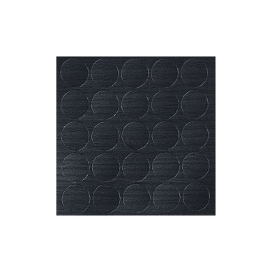 Заглушка самоприлипающая к конфирматам чёрный (14324) (лист-25шт.) FOLMAG 12543