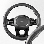 Оплетка экокожа M Combo-14 Черная SKYWAY S01102477