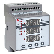 Амперметр AD-G33 цифровой на DIN трехфазный EKF PROxima (без поверки ad-g33