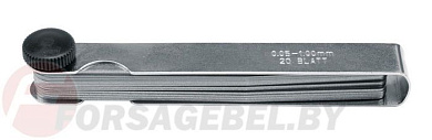 Щупы измерительные 0,05-1мм, L100 мм 20 шт. Vorel 15200