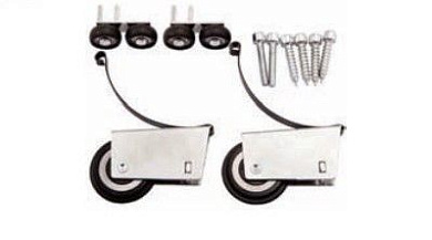 Комплект роликов SENATOR открытый для 1 раздвижной двери 80 кг усиленные верхний подшипник AKS PLUS 48424