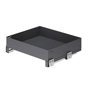 Выдвижная корзина 600 ICON без крепл. к фасаду, графит PRIME by AKS 115611