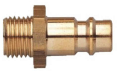Быстросъемное соединение, "папа"-наруж. резьба 1/4", латунь, WUMAX 16992114