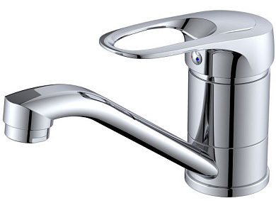 Смеситель для кухни D35, серия 660, высота излива - 82 мм, длина излива - 149,5 мм излив поворотный, L-образный. ECONOCE EC0660