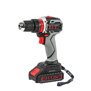 Дрель ударная аккумуляторная, 20 В, 0-450/1450 об/мин., 1 Li акк, 40 Нм PIT PSR18-D4 Promo