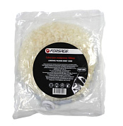 Полировальный круг из овечьей шерсти с фиксацией шнурком 180 мм Forsage F-PSP180L