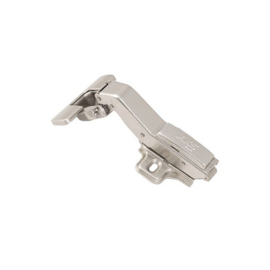 Петля угловая 45° с доводчиком 45мм h0 clip-on, саморезы, заглушки, AKS PLUS 117012