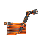 Шланг растягивающийся Aquazoom 15м с набором для полива DWH 6102 Daewoo Power DWH 6102