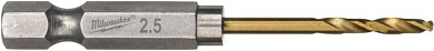 Сверло по металлу Milwaukee RedHEX HSS-G TiN. 7 мм 5 шт Milwaukee 4932478182