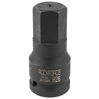 Головка-бита ударная HEX (6-гр) H26, 3/4" RockForce RF-26410026MPB