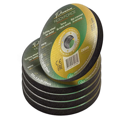 Круг отрезной по металлу 125x1,2x22,2 мм, 50 шт RockForce RF-CW505 PREMIUM[50шт к-т]