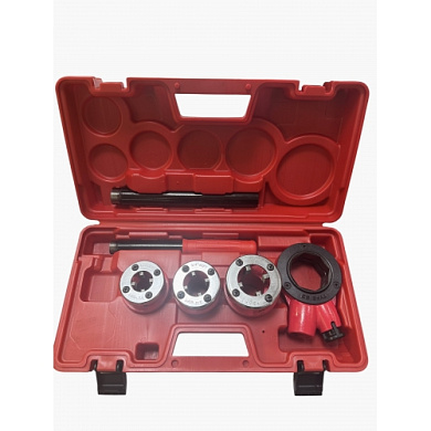 Набор трубных клуппов 1/2" - 1" с трещоткой 4 пр, H-D HD-2901