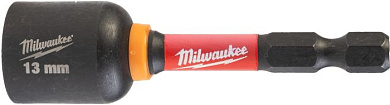 Насадка торцевая Milwaukee Shockwave 1/4" Hex -13 мм x 65 мм 4932492443