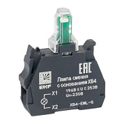 Лампа сменная c основанием XB4 зеленая 230В EKF PROxima XB4-EML-G