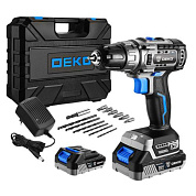 Дрель-шуруповерт аккумуляторная Sharker case DEKO 063-4036