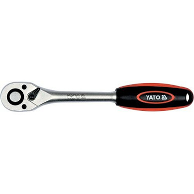 Трещотка для головок 1/4" 90T CrV Yato YT-03241