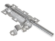 Задвижка дверная 110 мм, белый цинк Starfix SMP-75996-1