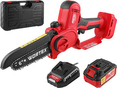 Аккум. мини-пила CEC 2518-2 в чем. ALL1 XLT SET БЕСЩЕТ., 18 В, 6'', шина 15 см, 1/4", 3 мм WORTEX 1334828