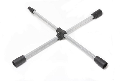 Ключ баллонный крестовой складной переставной 450 мм, 17, 19, 21 мм, 1/2'' RockForce RF-681500