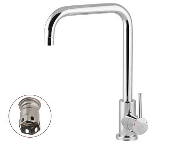 Смеситель для кухни (SUS 304) D35 AVZAR4-B304CH хром AV Engineering AVZAR4-B304CH-735