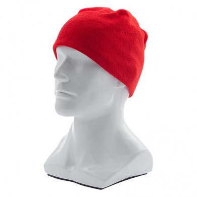 Шапка из флиса для взрослых, размер 56-57, красная Россия Сибртех 68801