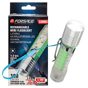 Фонарь аккумуляторный 500мАч, 100лм Forsage F-CAM65