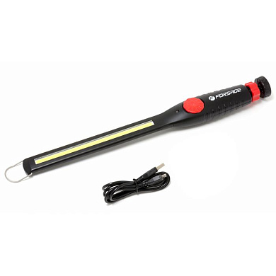 Лампа светодиодная аккумуляторная на магнитном шарнире с регулятором яркости Forsage F-01401