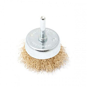 Кордщетка чашеобразная латунная для дрели RockForce