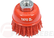 Щетка ''чашка'' нейлоновая 65 мм М14 YATO YT-47785
