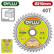 Диск пильный 210x30 мм 40 зубьев DYLLU DTTC2K00