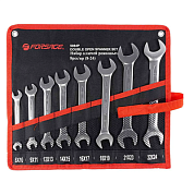 Набор ключей рожковых 8x10-22x24 мм 8 пр Forsage F-5084P