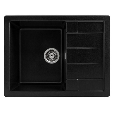 Мойка кухонная из мраморной крошки, оникс, B22-25 Gerhans