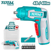 Отвертка аккумуляторная TOTAL TSDLI0458